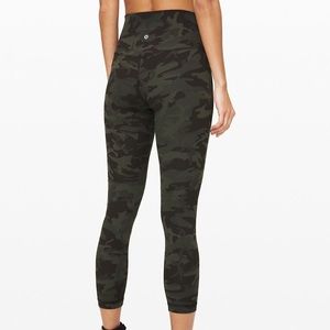 Lululemon Align Incognito Camo Green 28” Size 4